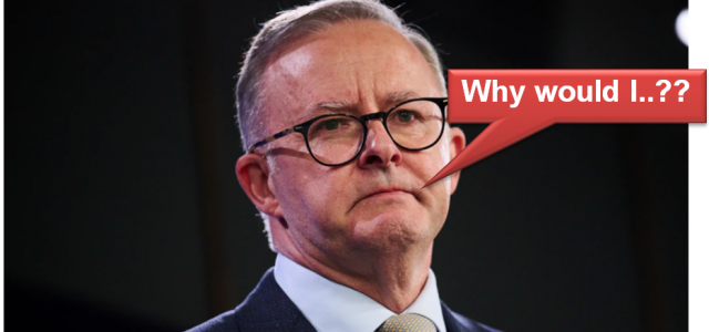 Why Would Albo Listen