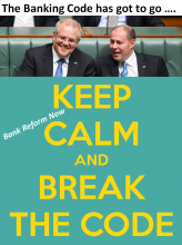 Banking code has got to go